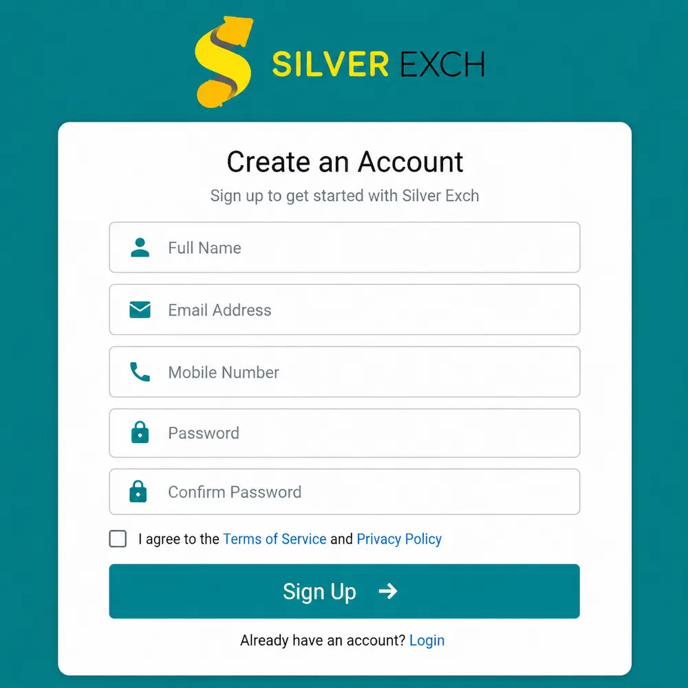 silverexchofficial signup
